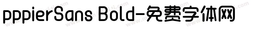 pppierSans Bold字体转换